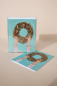 Wreath Greeting Card Set