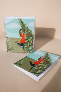 Tree Hugger Greeting Card Set