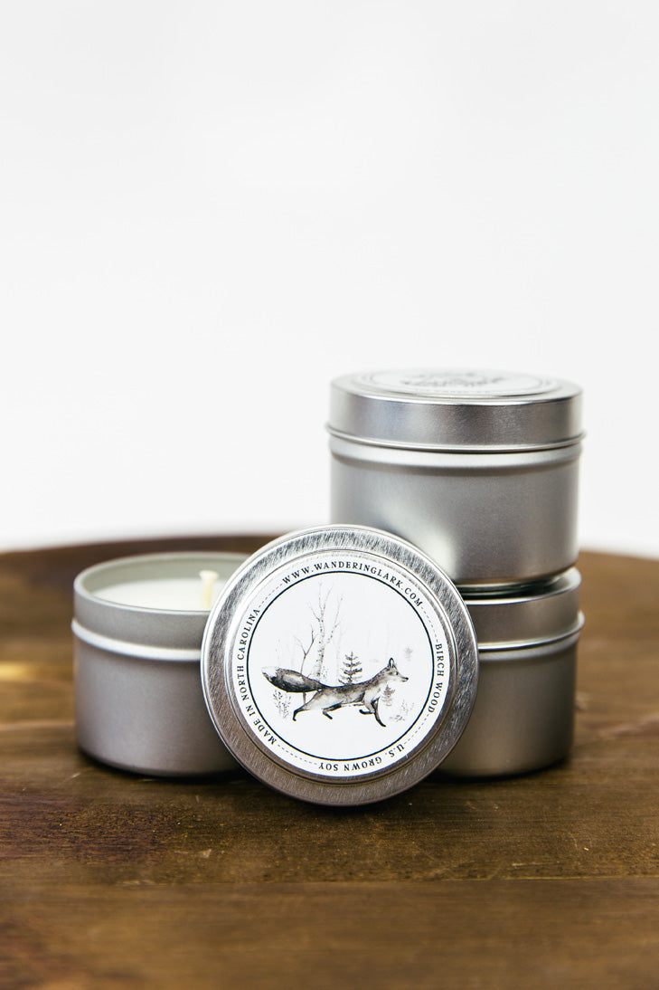 Birch Wood Travel Tin