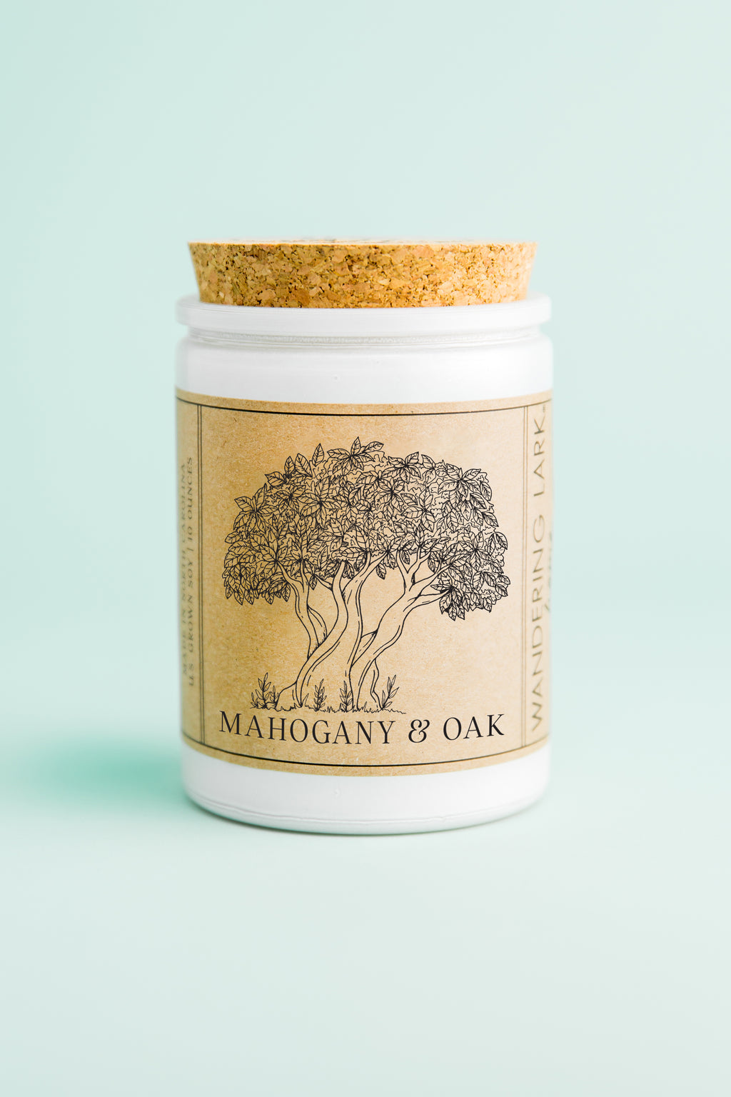 Mahogany & Oak - White